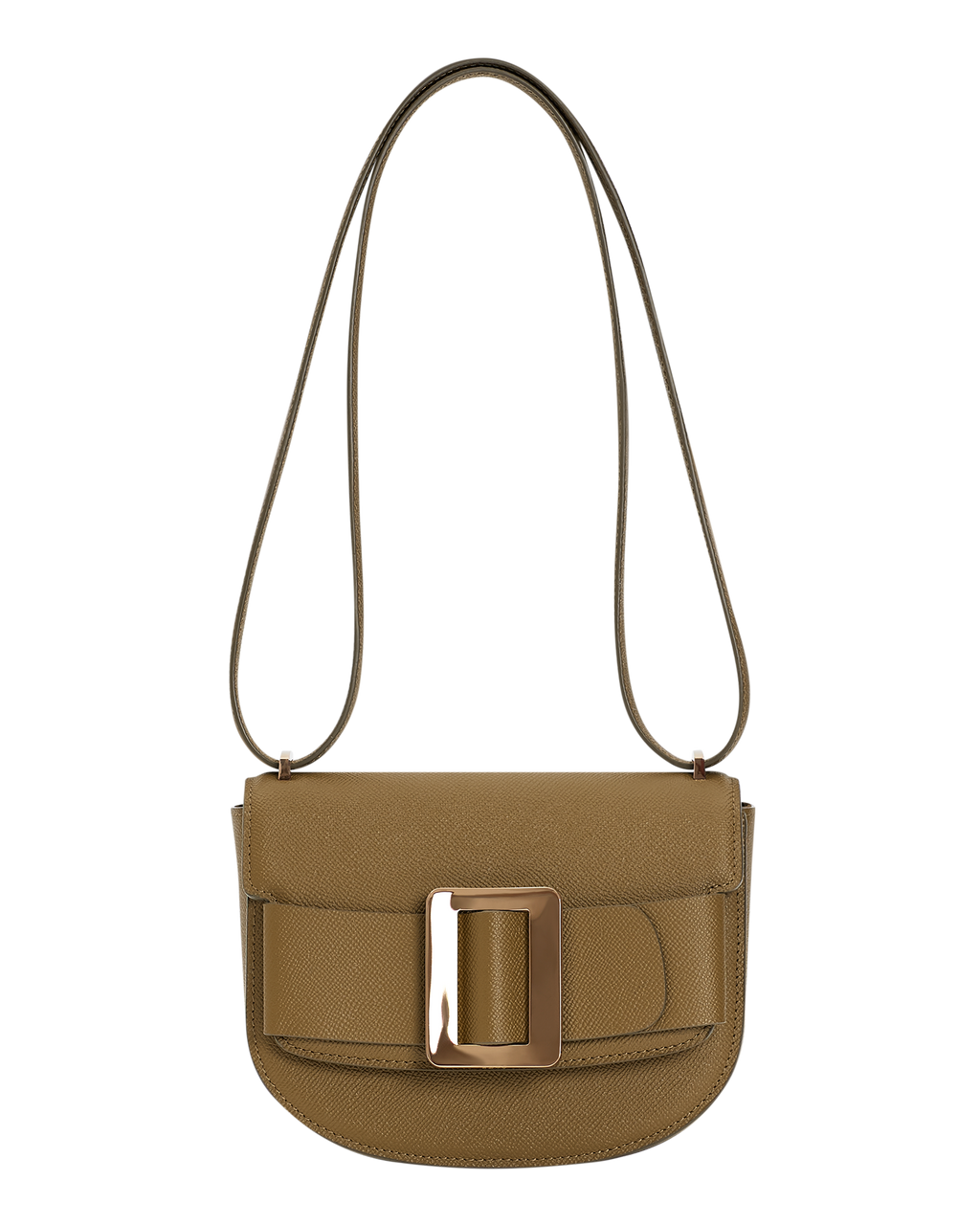 Leather Shoulder Bag With Metal Charm by Burberry in Green color