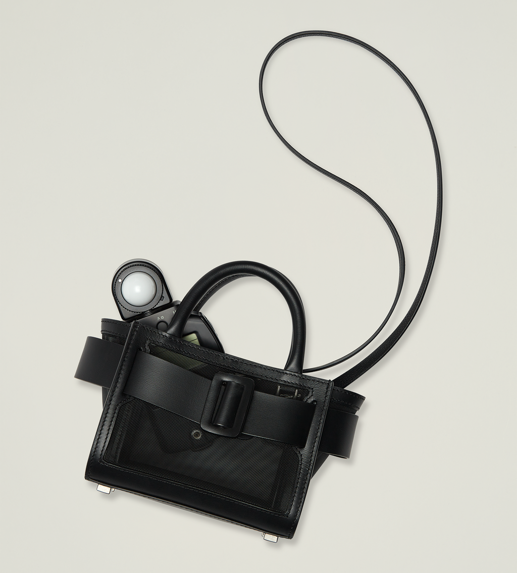 bobby black leather backpack Bobby 10TH, Mesh Frame