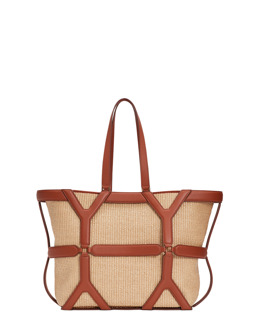 Bailey Fringed Raffia Fringe Handbag