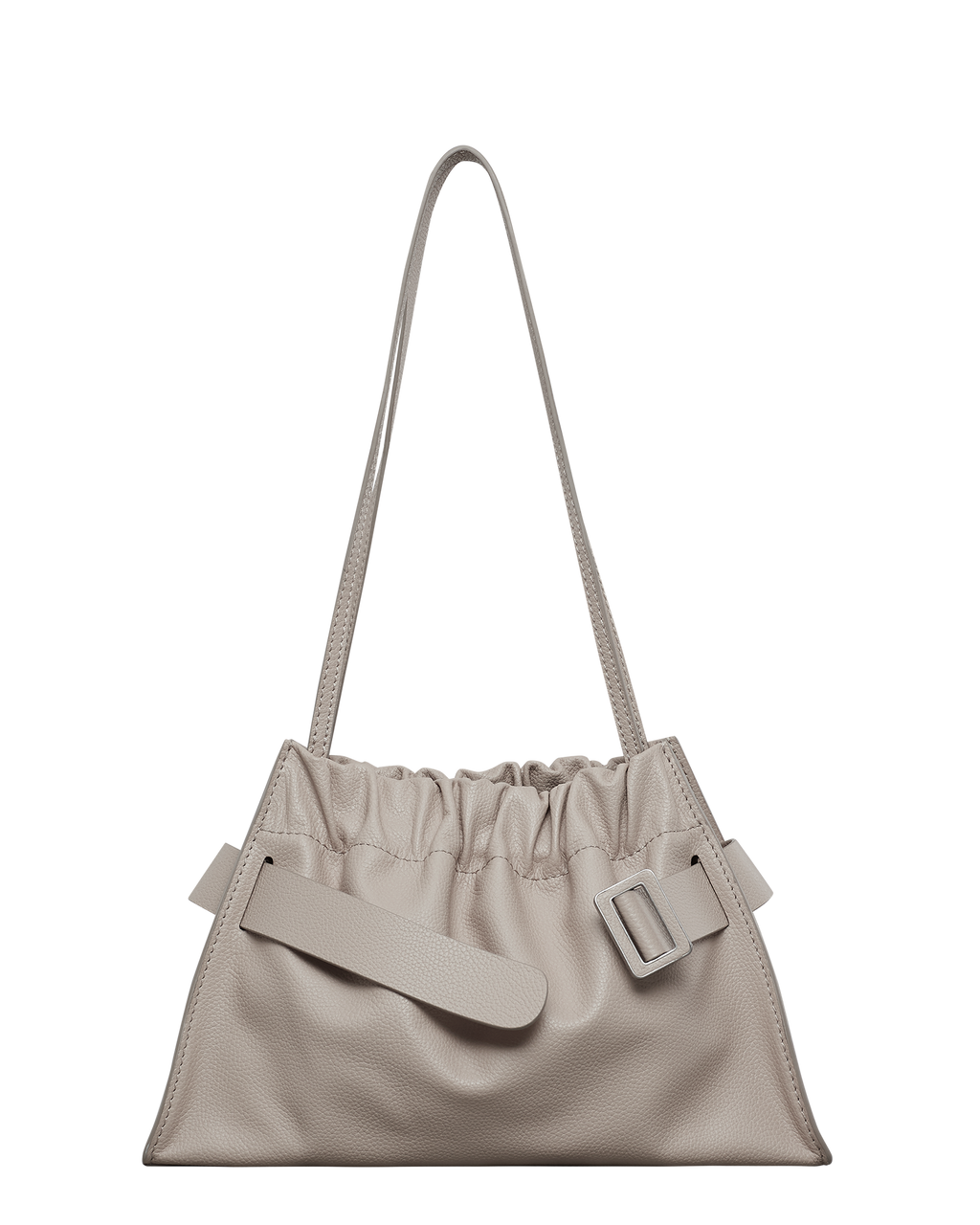 Grey satchel top bag