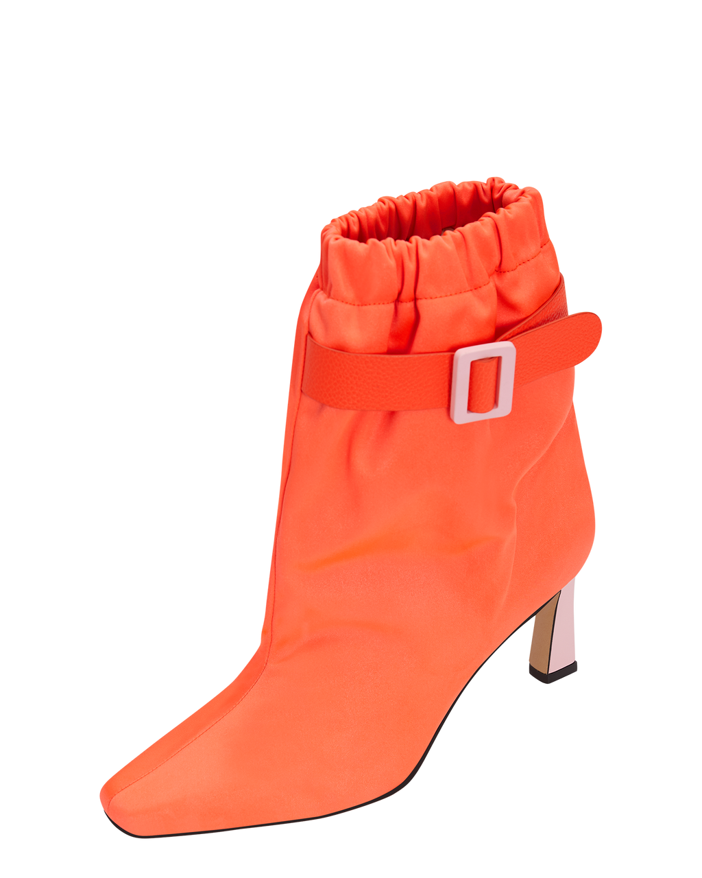 Slouchy Buckle Boot, Nylon