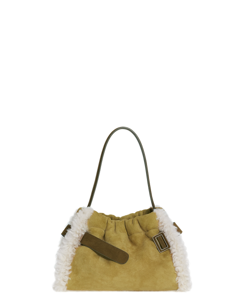Scrunchy Satchel, Shearling