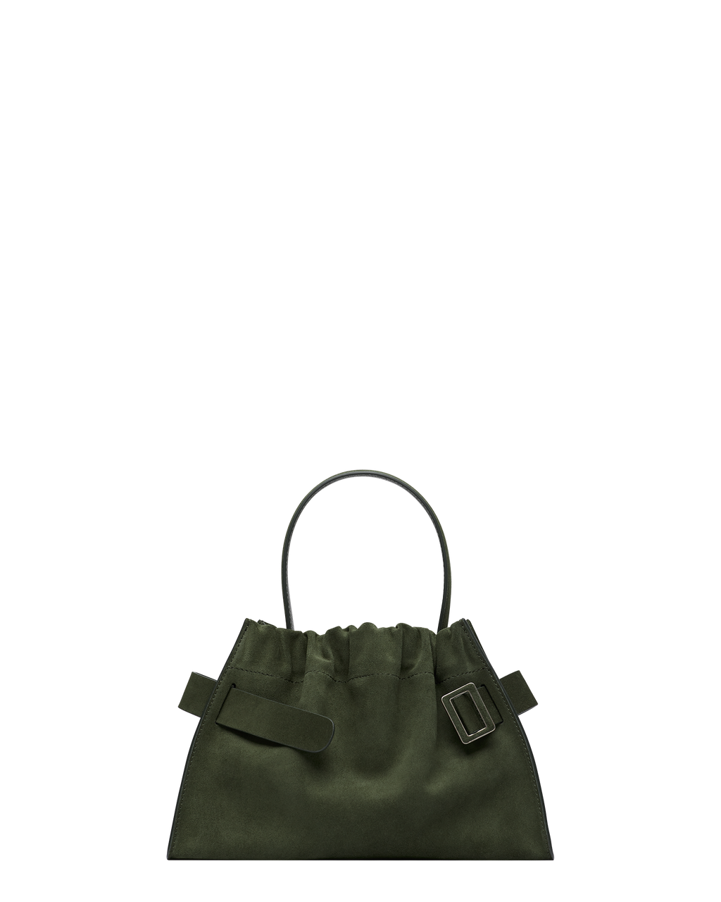 Scrunchy Satchel, Suede