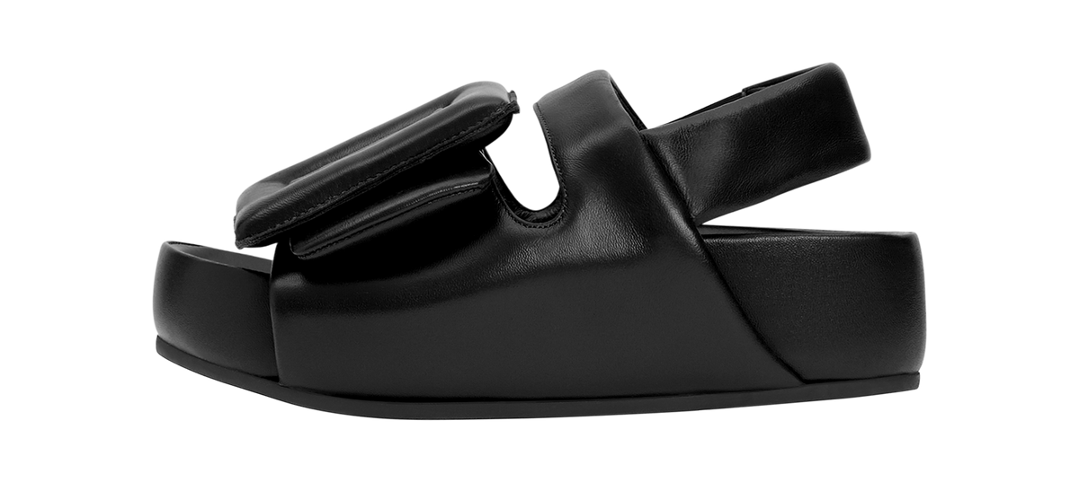 Puffy Sandal Slingback