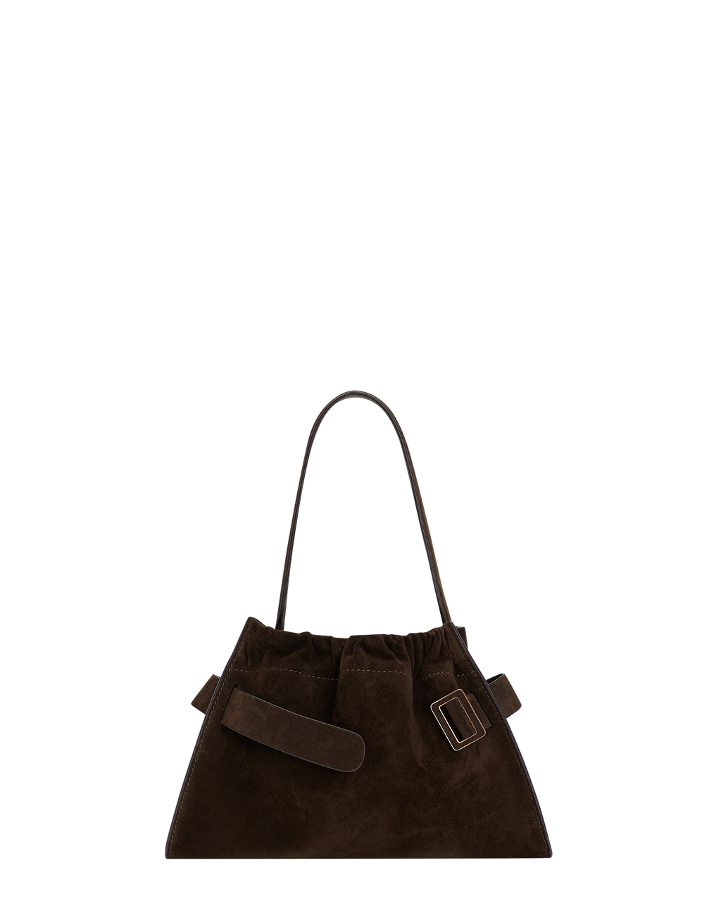 Scrunchy Satchel, Suede
