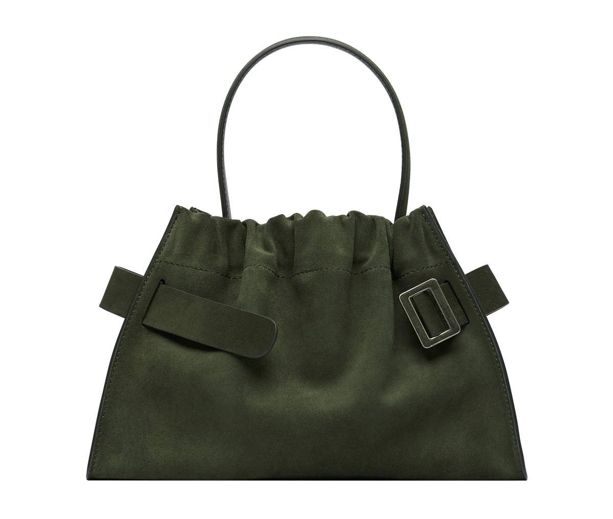 Scrunchy Satchel, Suede