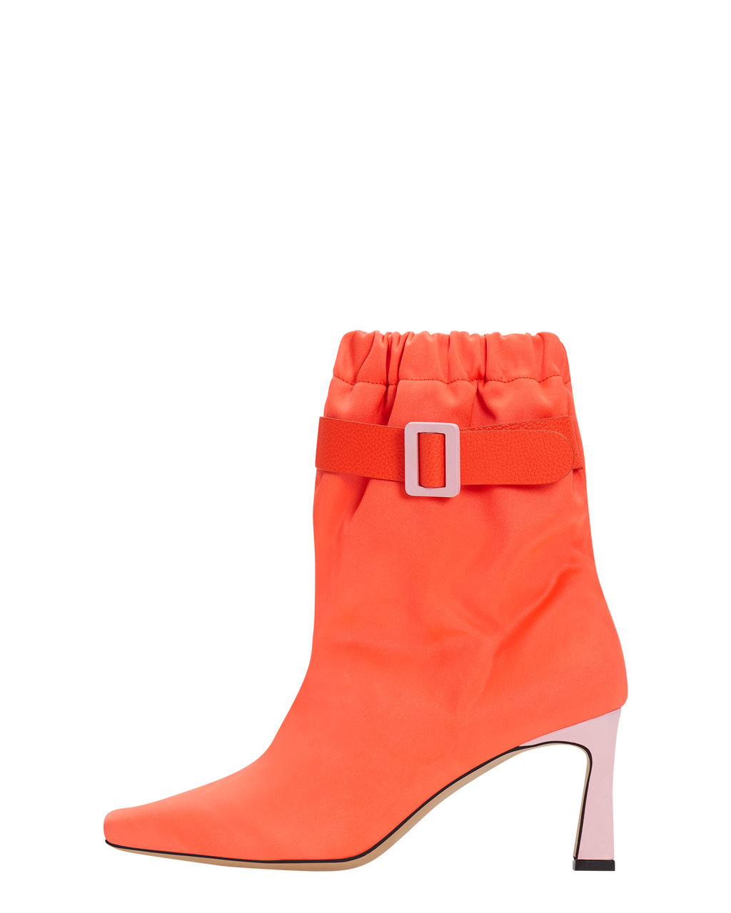 Slouchy Buckle Boot, Nylon