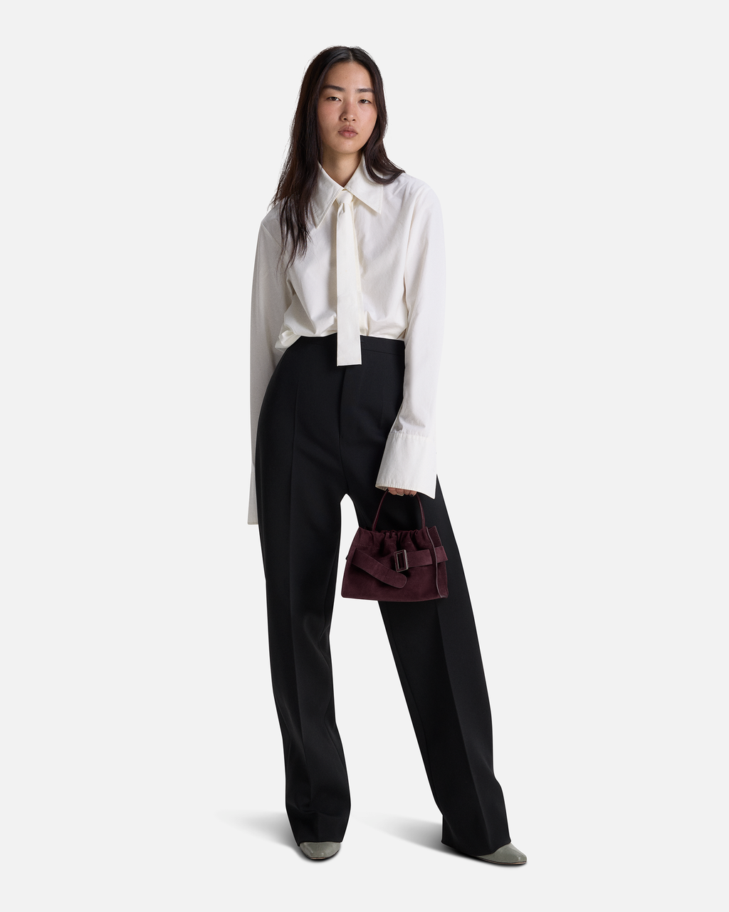 Square Scrunchy, Suede