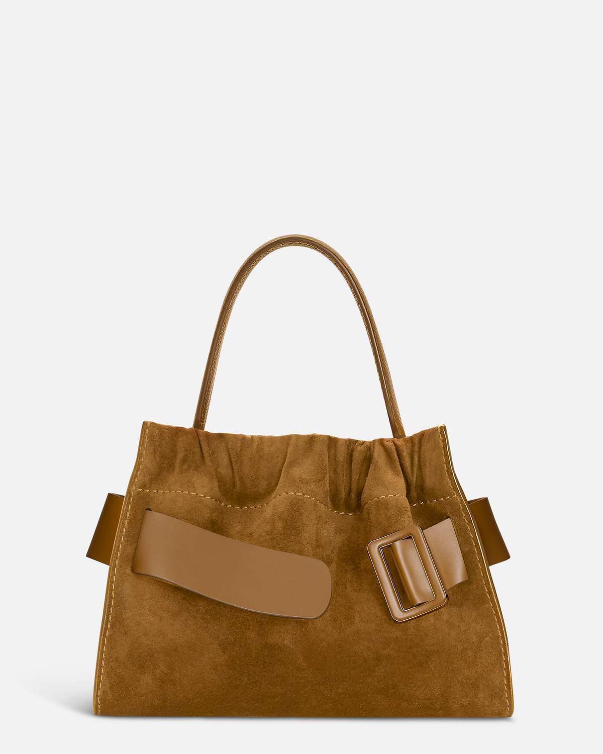 Scrunchy Satchel, Suede