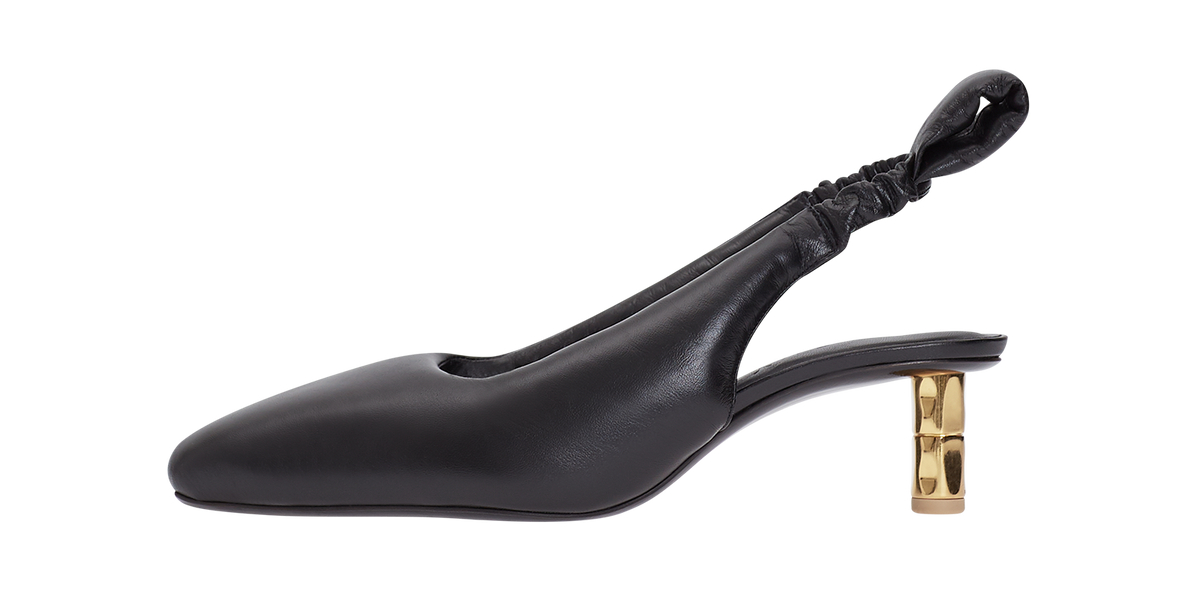 Puffy Slingback Pump